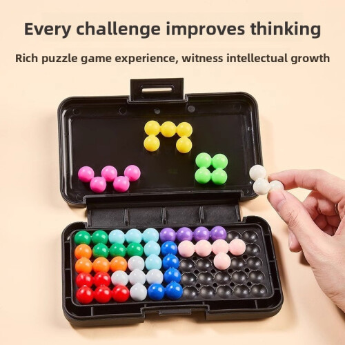 (Platter Timing)Puzzle Sviluppo Con Perline Magiche E Design 3D Per Bambini E Adolescenti Brain Training 2
