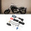 4-in-1 Motorcycle Thermometer Gauge LCD Digital 10