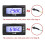 4-in-1 Motorcycle Thermometer Gauge LCD Digital 19