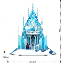 Rompecabezas Frozen 2 3d 47 piezas azul translúcido rompecabezas accesorio juego de juguete
