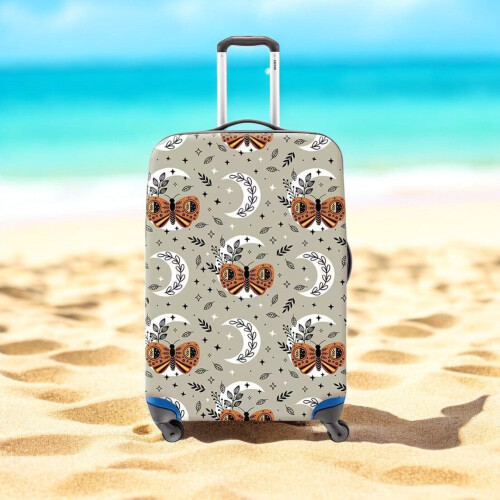 Suitcase Cover Protective Skin Elasticated Cover butterfly 22x25 inch Medium 1
