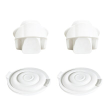 Valves Ă bec de canard anti-fuite et Kit de diaphragme-Blanc