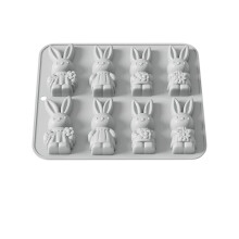 Multipurpose Silicone Mold Rabbit Shape Mould for Baking-Gray