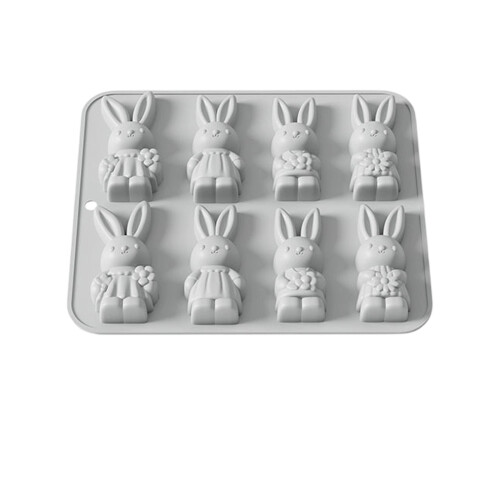 Multipurpose Silicone Mold Rabbit Shape Mould for Baking-Gray