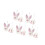 Rabbit Butt and Ear Hanging Ornament for Easter-White 1