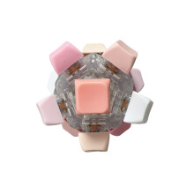 Anxiety Relief Press Mechanical Toy Handheld Durable-pink color