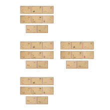 32Pcs Khaki Vintage Kraft Paper Envelopes Letter Storage Mailing