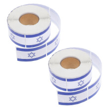 2Rollen Flag Sticker Selbstklebend Für Koffer Laptop Flaschen