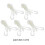 Glow Octopus Lure 5pk Saltwater 9