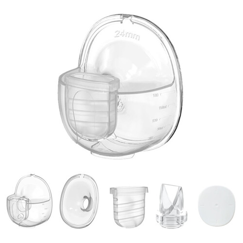 Ensemble d'accessoires pour tire-lait 5 en 1, comprenant-24MM