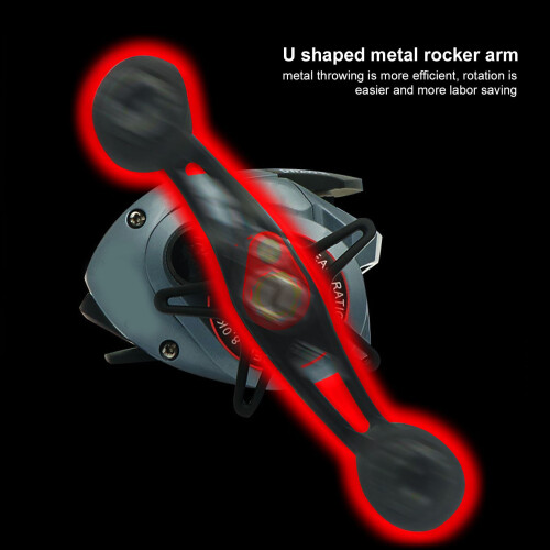 Metal Water Drop Reel 7.2:1 Ratio