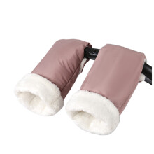 Baby Strollers Gloves With Soft Fleece Lining For Warmth-maroon