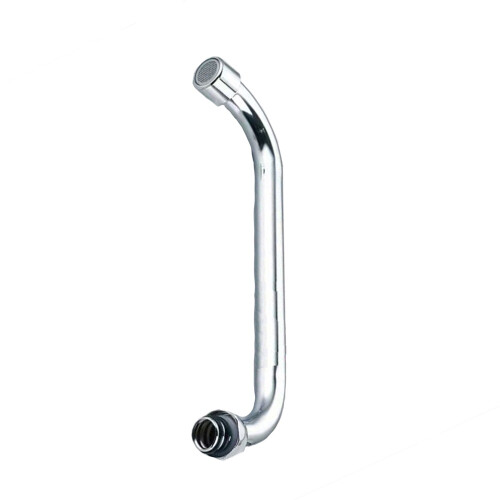 Edelstahl Wasserhahn Auslaufrohr - 18mm Horizontal mit 25mm Messingmutter 1