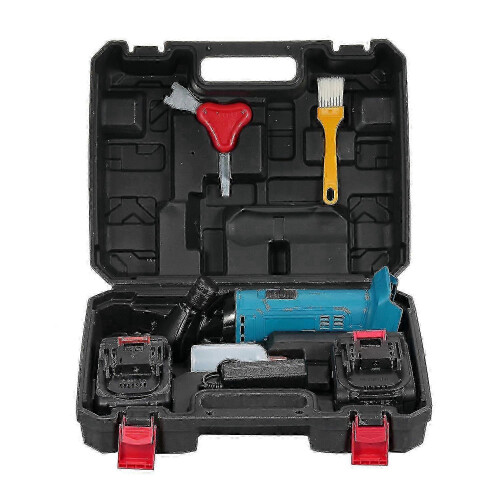 (EU Plug - 2 Battery) Lithium-ion shearing machine for wool - 9-tooth 6-speed adjustable sheep shears 2