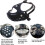 (Black, M) Bite-proof muzzle for short-snout breeds, soft silicone for aggressive dogs 2