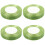 4Rouleaux Ruban Cadeau Vert Tulle, Résistant Artisanal 4