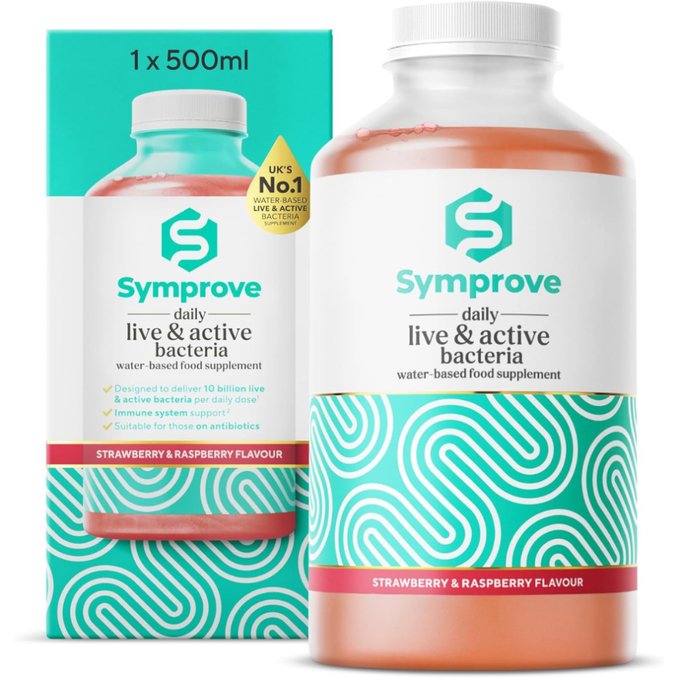 Symprove Liquid Probiotic Strawberry & Raspberry Flavour - 500Ml