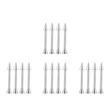 16Pièces Tiges Décoration Gâteau Résistantes Alliage Aluminium Argenté