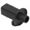 G1/2 Angle Stop Valve Black 4