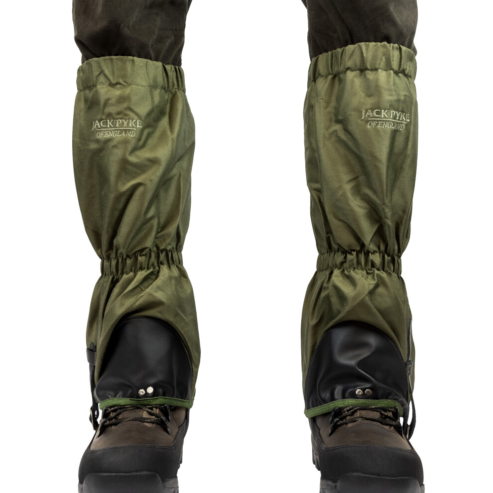 Jack Pyke Waterproof Leg Gaiters Over Trousers Green