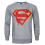 DC Comics DC Comics Superman Sweatshirt (Mens Grey) 1
