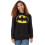DC Comics (X-Large) DC Comics Batman Hoodie (Womens Black) 1