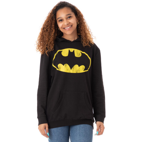DC Comics (X-Large) DC Comics Batman Hoodie (Womens Black)