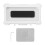 White Shower Phone Case Holder 14