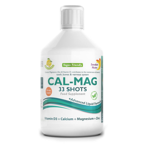 Swedish Nutra Cal-Mag Liquid Lemon 500ml
