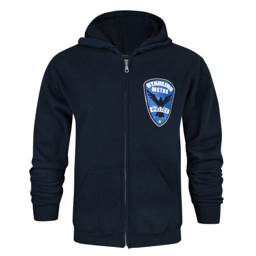 DC Comics DC Comics Hoodie (Mens Blue)