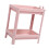 Freestanding Bathroom Organiser Pink 16