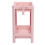 Freestanding Bathroom Organiser Pink 10