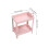 Freestanding Bathroom Organiser Pink 11