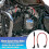 (Blue) Spark wire for Big Twin motorcycle 10mm red easy installation 5