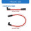 (Red) Spark wire for Big Twin motorcycle 10mm red easy installation 5