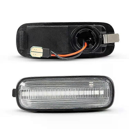 4x Κεχριμπαρένια κόκκινα LED με φιμέ φακούς μπροστά και πίσω προφυλακτήρα, φως 1