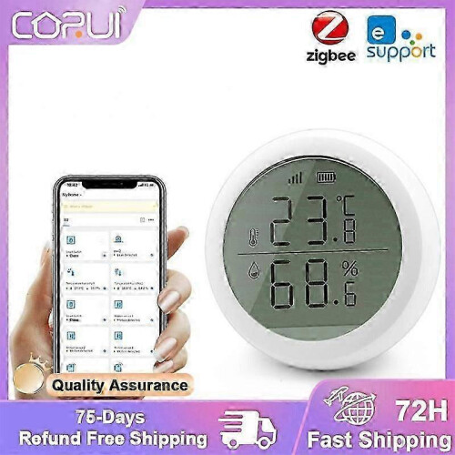 Zigbee EWelink Temperatur- und Feuchtigkeitssensor Smart Home Drahtloses Smart-Thermometer 1
