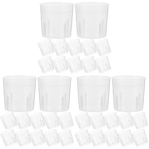 300Pièces Accessoires DIY Transparents En PP Pour Mélange Époxy