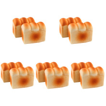 10Pièces Jouets Décompression Pain Coloré Doux Durable Pour Relaxation
