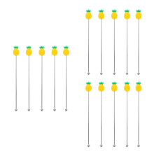15Pièces Bâton Swizzle Métal Mixer Boissons Réutilisable