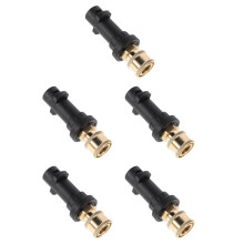 5Pièces Connecteur Tuyau Noir Avec Cuivre Haute Pression