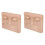 2Pièces Mannequin Cils Silicone Kit Pratique Extensions 1