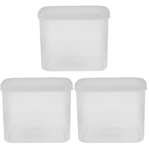 3Pièces Rangement À Pain Transparent Solide Pour Cuisine Commerce
