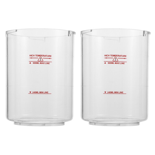 2Pièces Bac À Eau Transparent ABS Pour