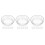 12Pièces Couvercles Blancs Silicone Verre Usage 1