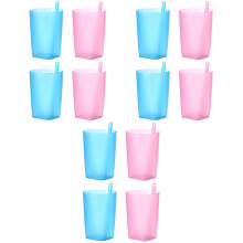 12St Baby Drinkbekers Met Antivall Rietje in Candy Kleuren