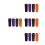 16Rouleaux Ruban Mesh Doux Pour Couronnes DIY Halloween 1