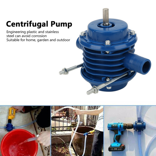 Portable Centrifugal Drill Pump 350W 2