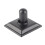 12cm Black Shower Drain Grille Set 2
