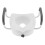 Raised Toilet Seat with Adjustable Armrests 7